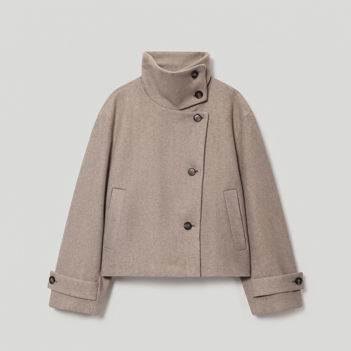 REFINED HIGH NECK JACKET