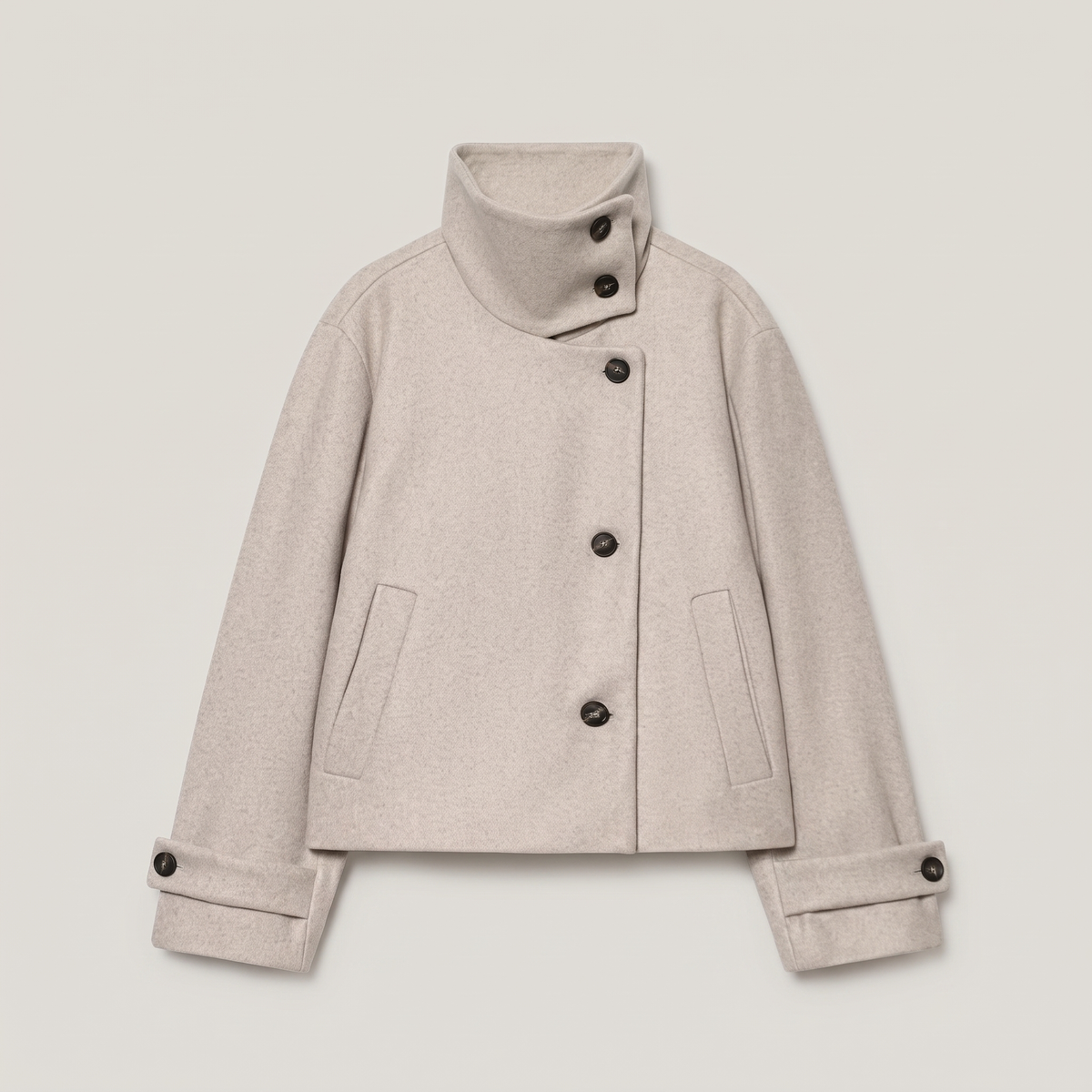 REFINED HIGH NECK JACKET