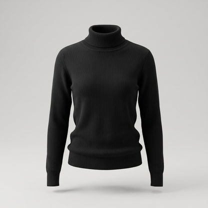 CHECK PANEL KNIT JUMPER