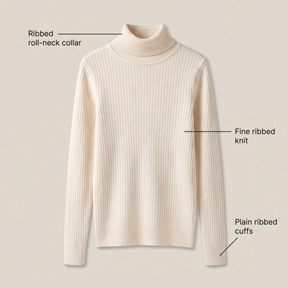 CHECK PANEL KNIT JUMPER