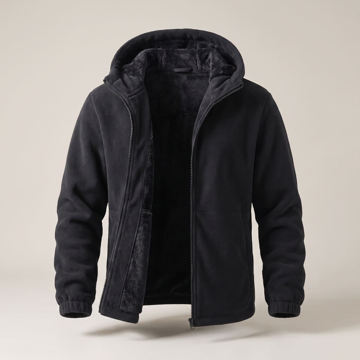 FLEECE LINED WINTER JACKET