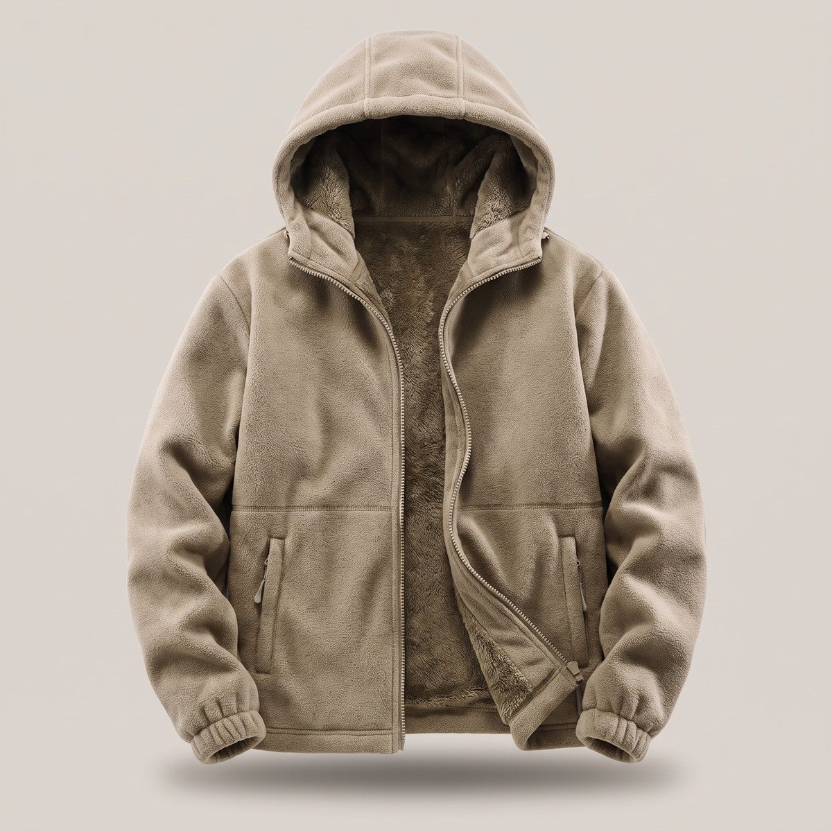 FLEECE LINED WINTER JACKET