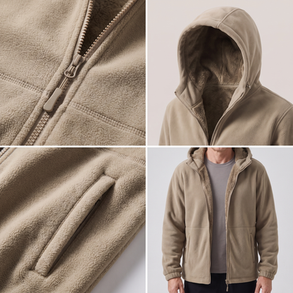 FLEECE LINED WINTER JACKET