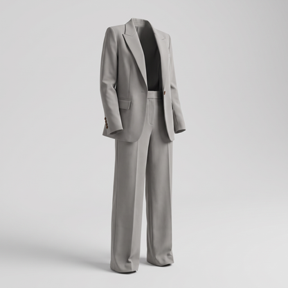 STRUCTURED BLAZER AND TROUSER SET
