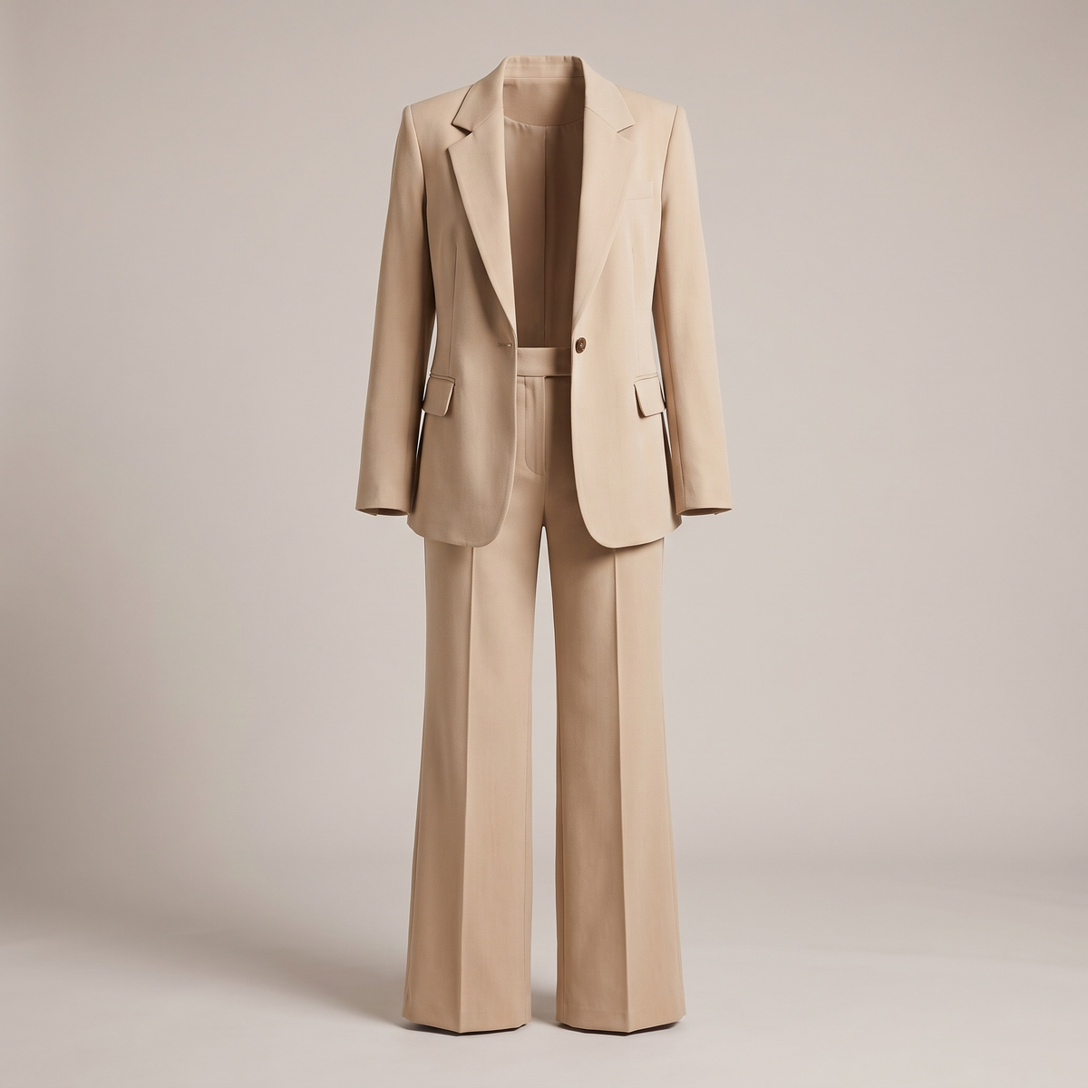 STRUCTURED BLAZER AND TROUSER SET