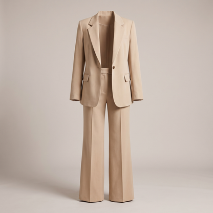 STRUCTURED BLAZER AND TROUSER SET