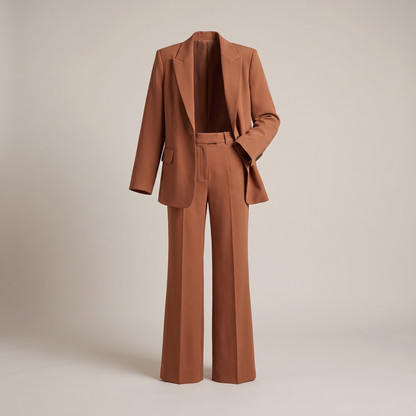 STRUCTURED BLAZER AND TROUSER SET
