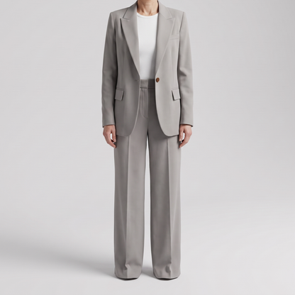 STRUCTURED BLAZER AND TROUSER SET