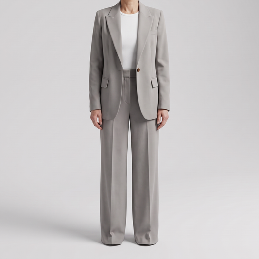 STRUCTURED BLAZER AND TROUSER SET
