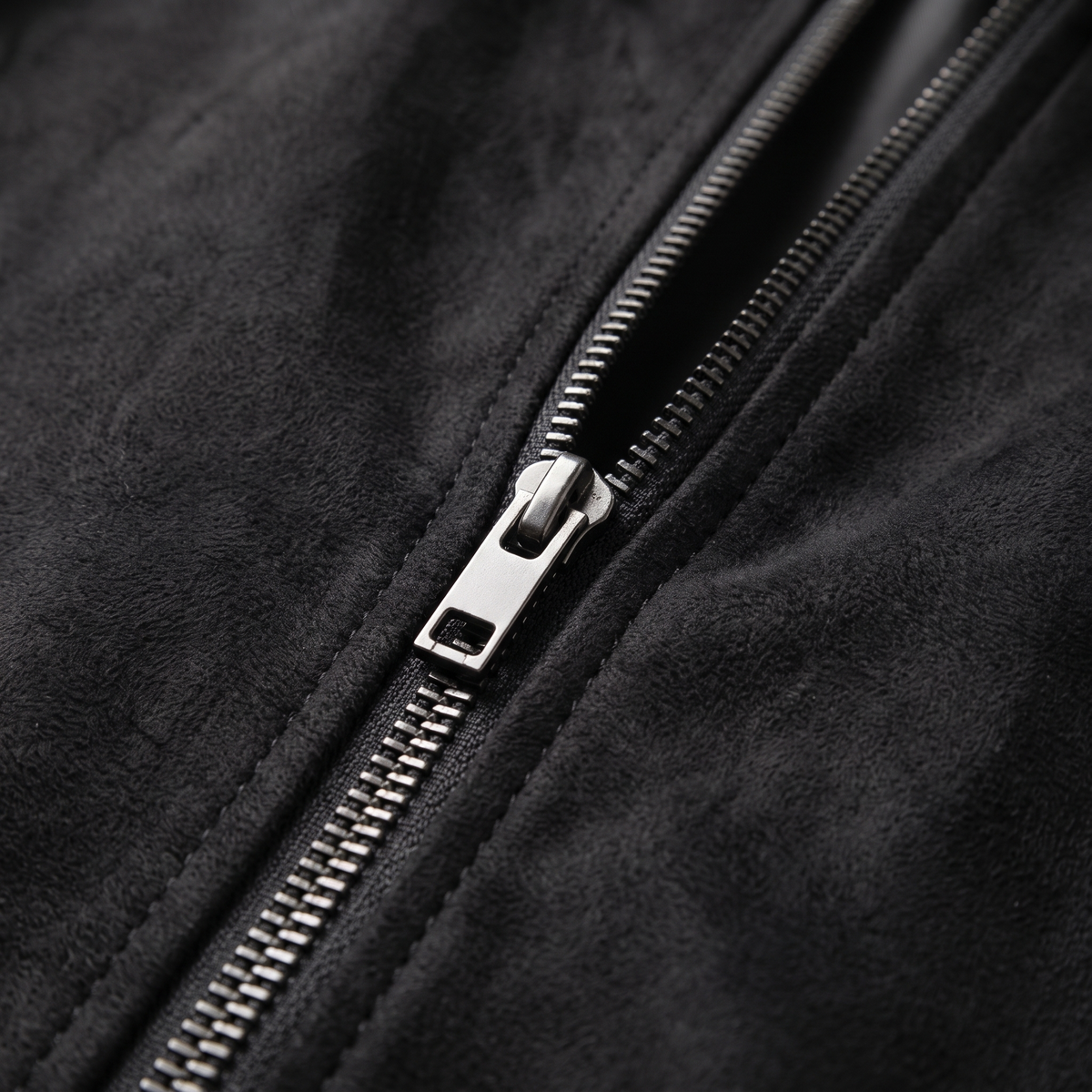 TEXTURED ZIP FRONT JACKET