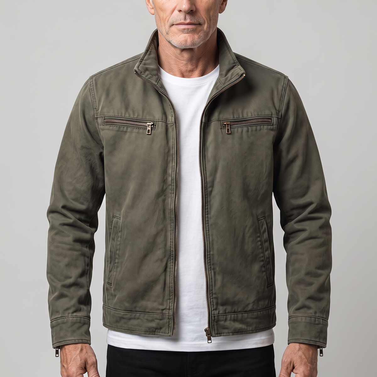 ZIP POCKET CASUAL JACKET