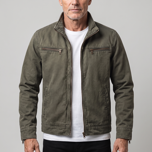 ZIP POCKET CASUAL JACKET
