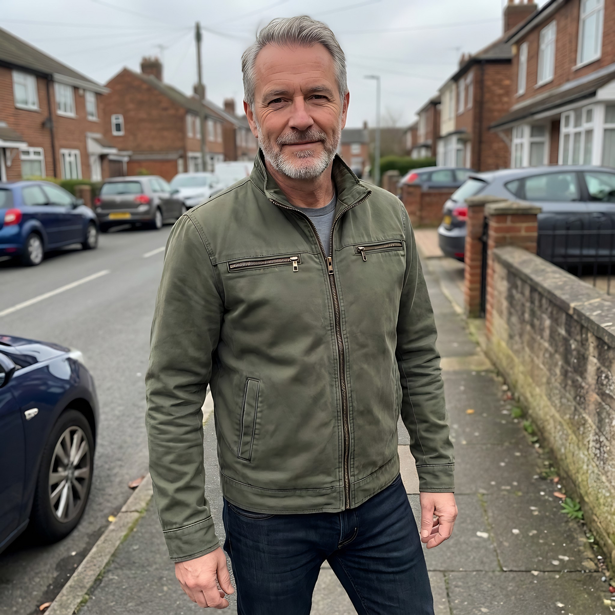 ZIP POCKET CASUAL JACKET