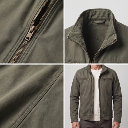 ZIP POCKET CASUAL JACKET