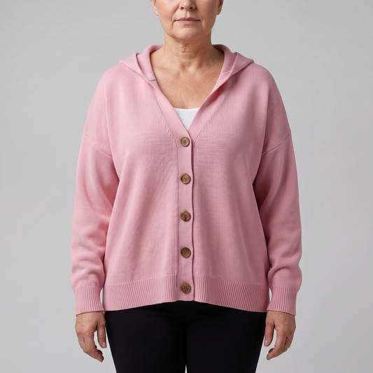 EASY LAYER BUTTON CARDIGAN