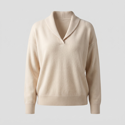 SHAWL COLLAR RELAXED JUMPER