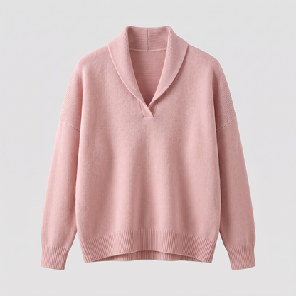 SHAWL COLLAR RELAXED JUMPER