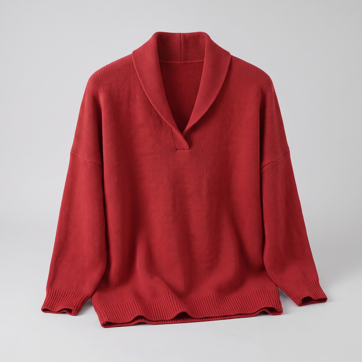 SHAWL COLLAR RELAXED JUMPER