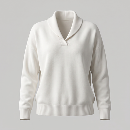 SHAWL COLLAR RELAXED JUMPER