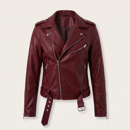 ASYMMETRIC ZIP BIKER JACKET