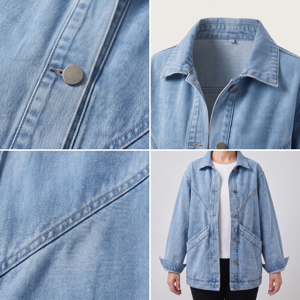 ANGLED POCKET DENIM LAYER