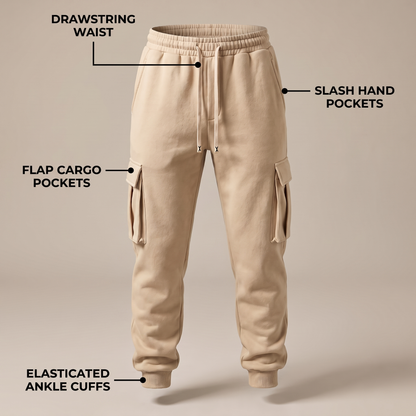 CARGO POCKET JOGGER TROUSERS