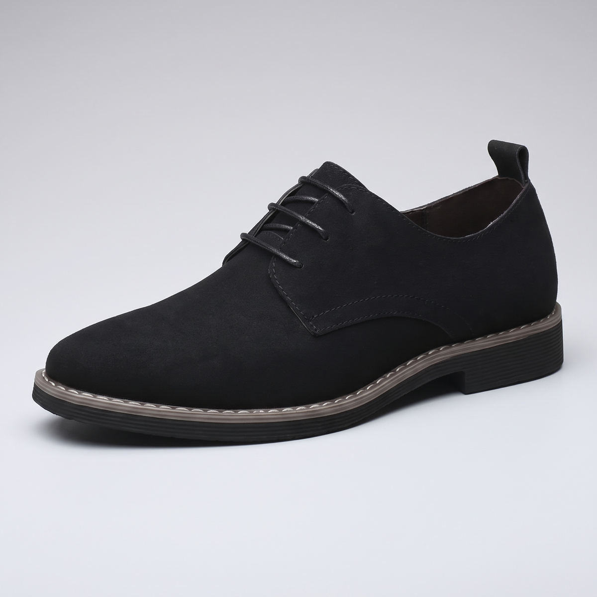 SUEDE DERBY WALKING SHOES