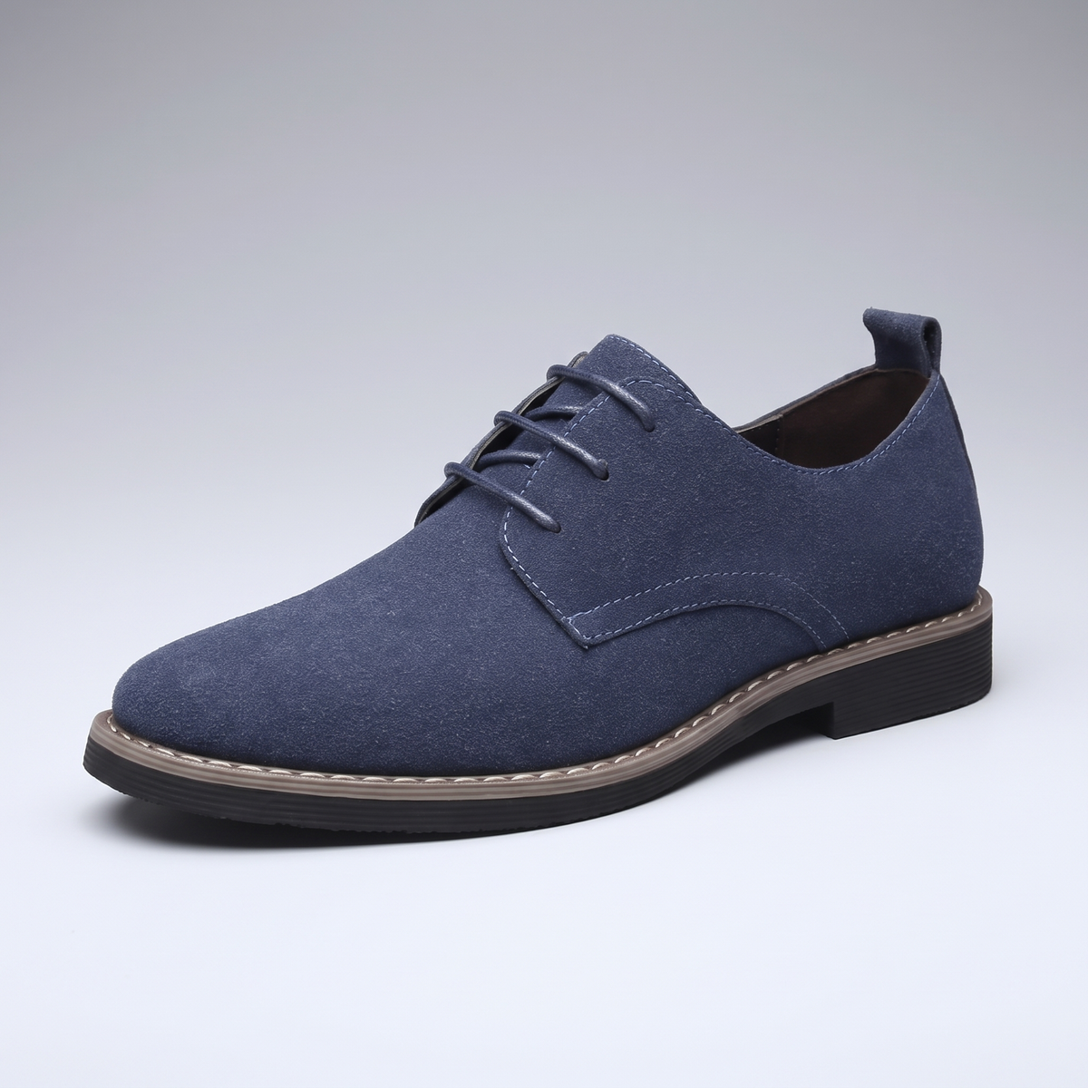 SUEDE DERBY WALKING SHOES