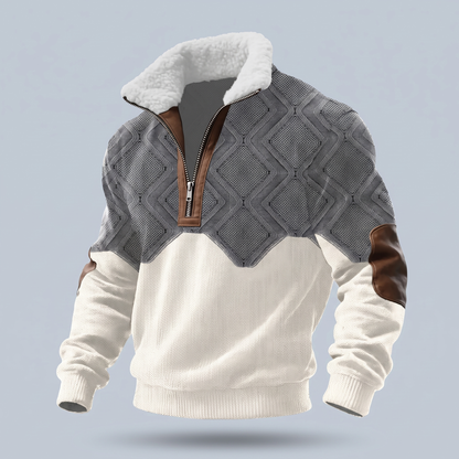 WARM COLLAR FLEECE PULLOVER