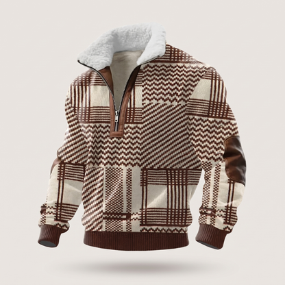 WARM COLLAR FLEECE PULLOVER