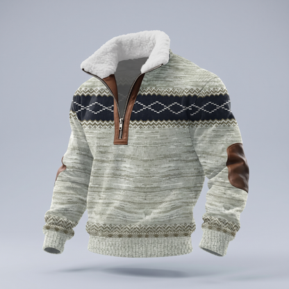 WARM COLLAR FLEECE PULLOVER