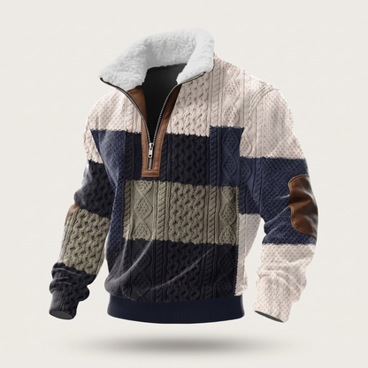 WARM COLLAR FLEECE PULLOVER