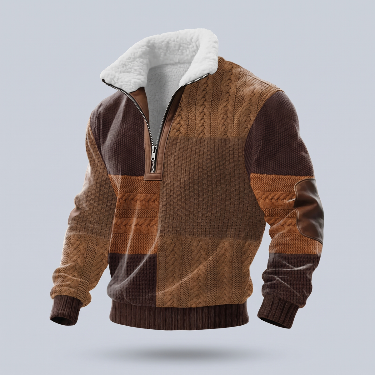 WARM COLLAR FLEECE PULLOVER
