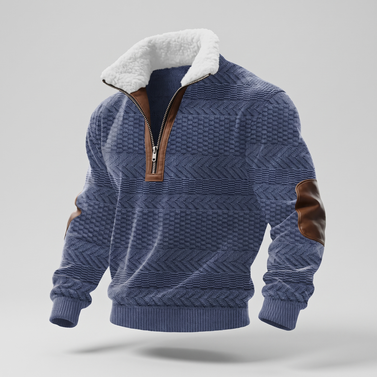 WARM COLLAR FLEECE PULLOVER