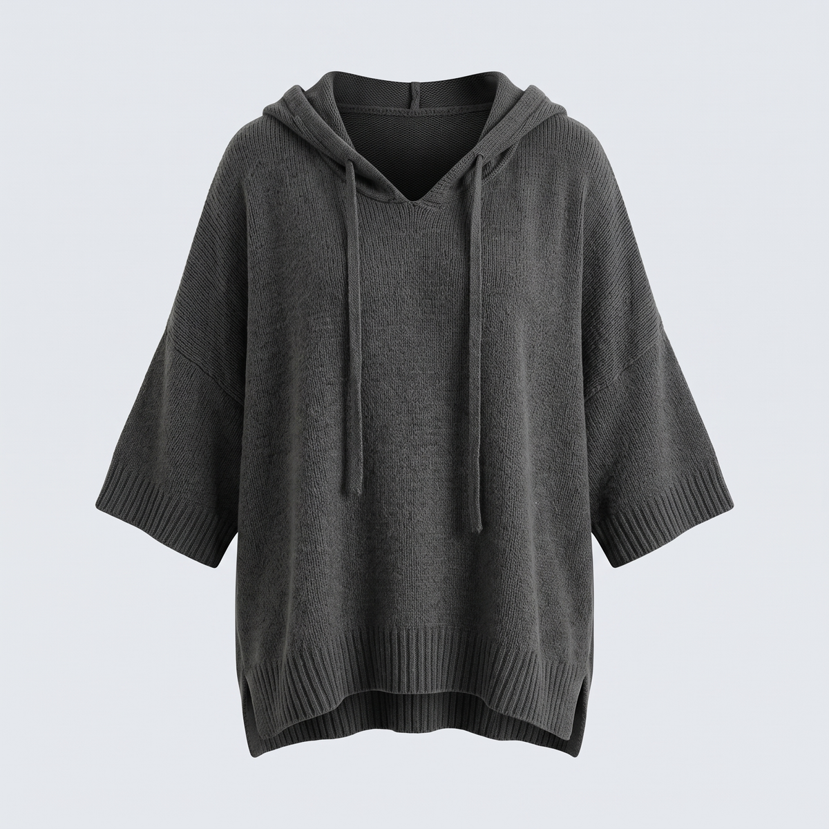 DRAPED HOODED JUMPER
