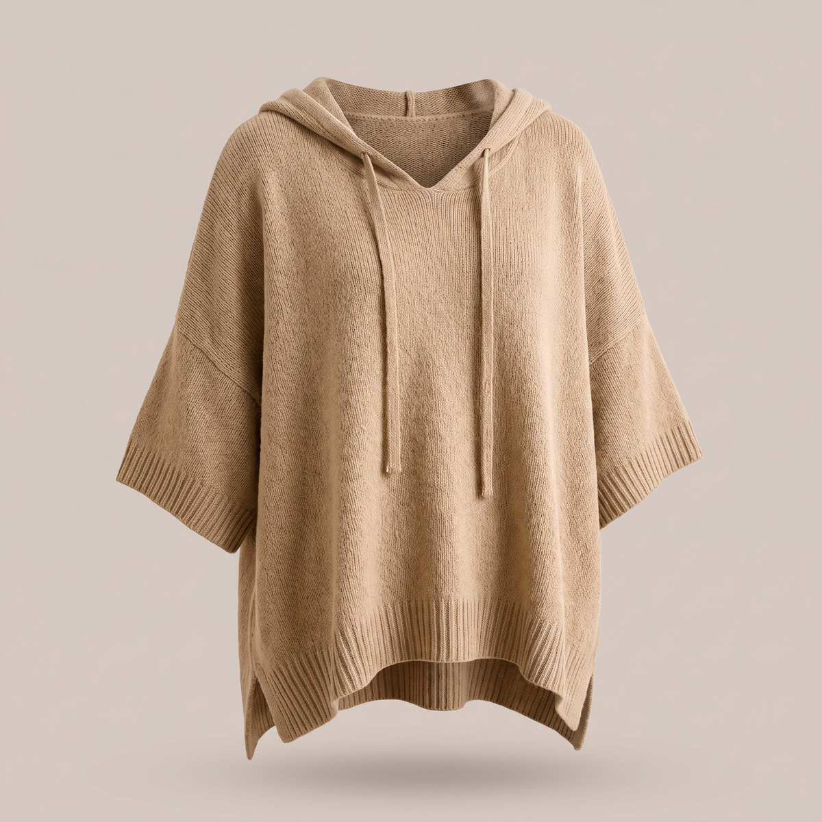 DRAPED HOODED JUMPER