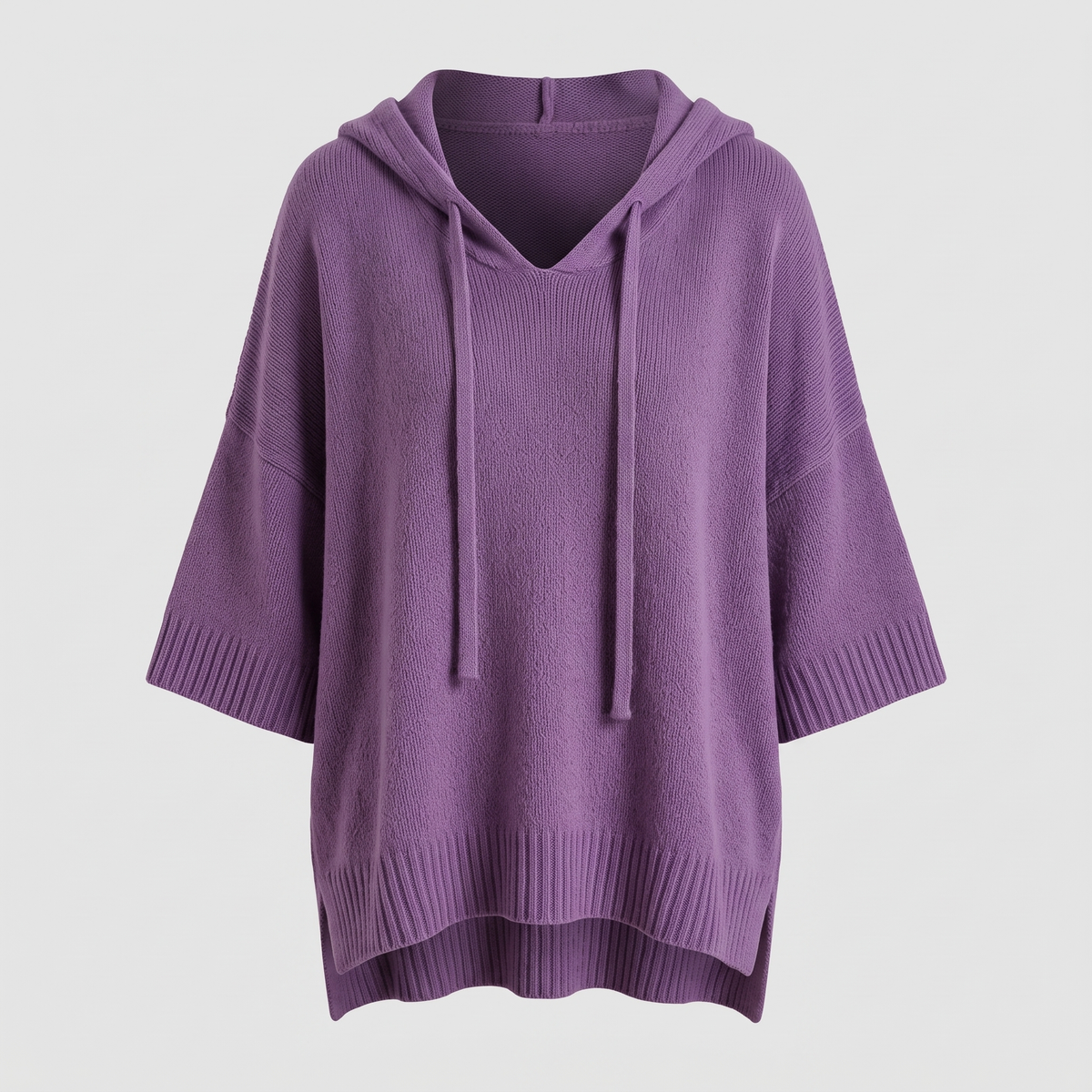 DRAPED HOODED JUMPER