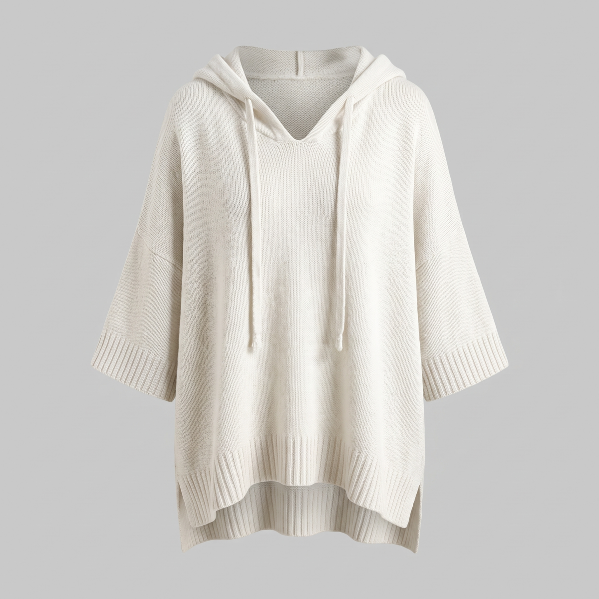 DRAPED HOODED JUMPER