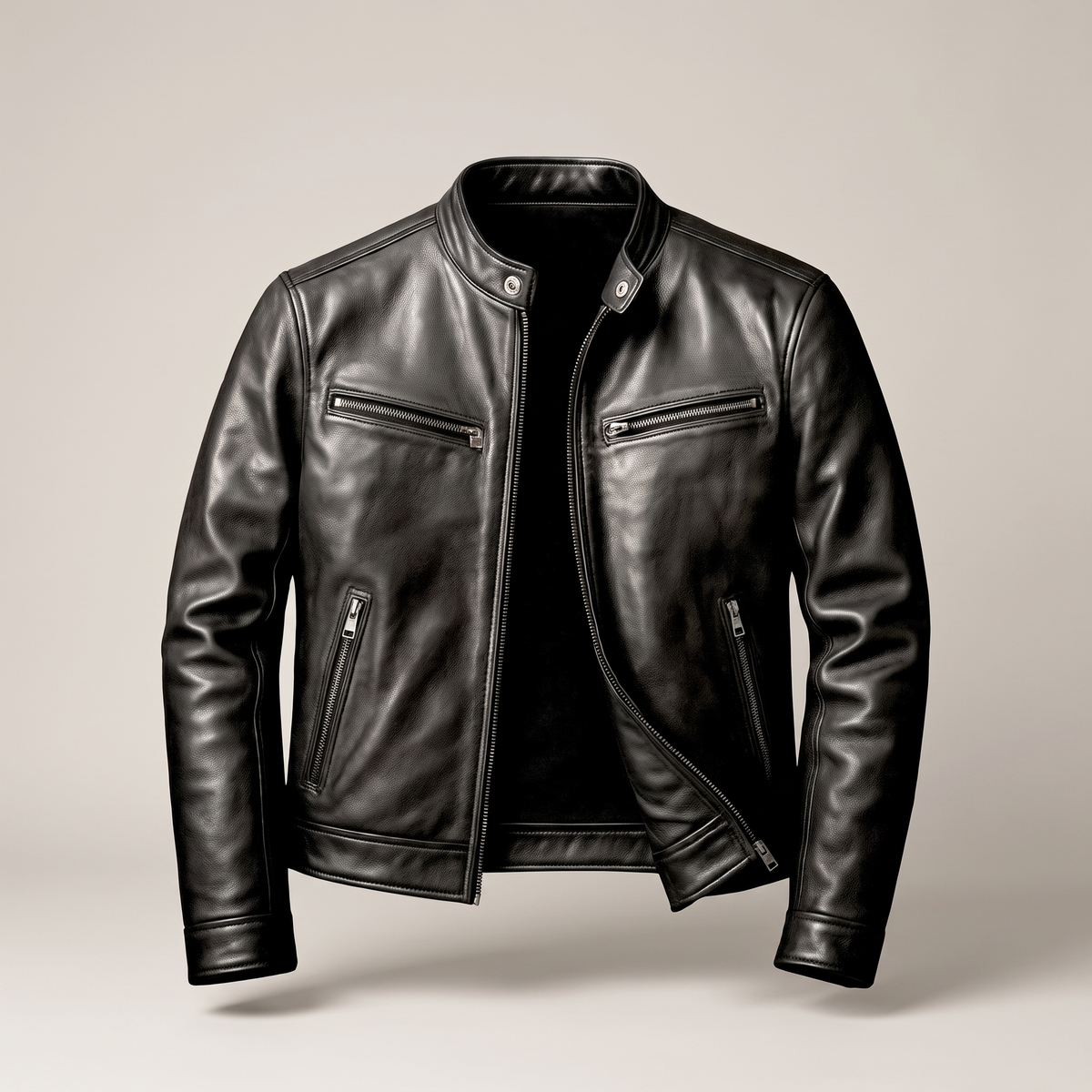 CAFE RACER LEATHER JACKET
