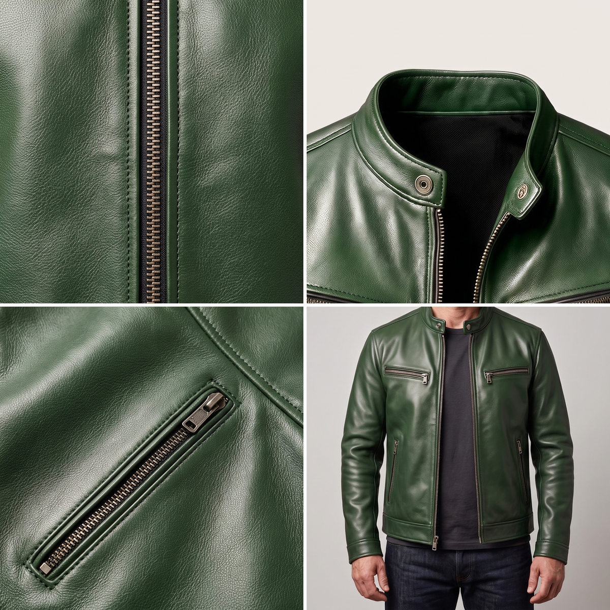 CAFE RACER LEATHER JACKET