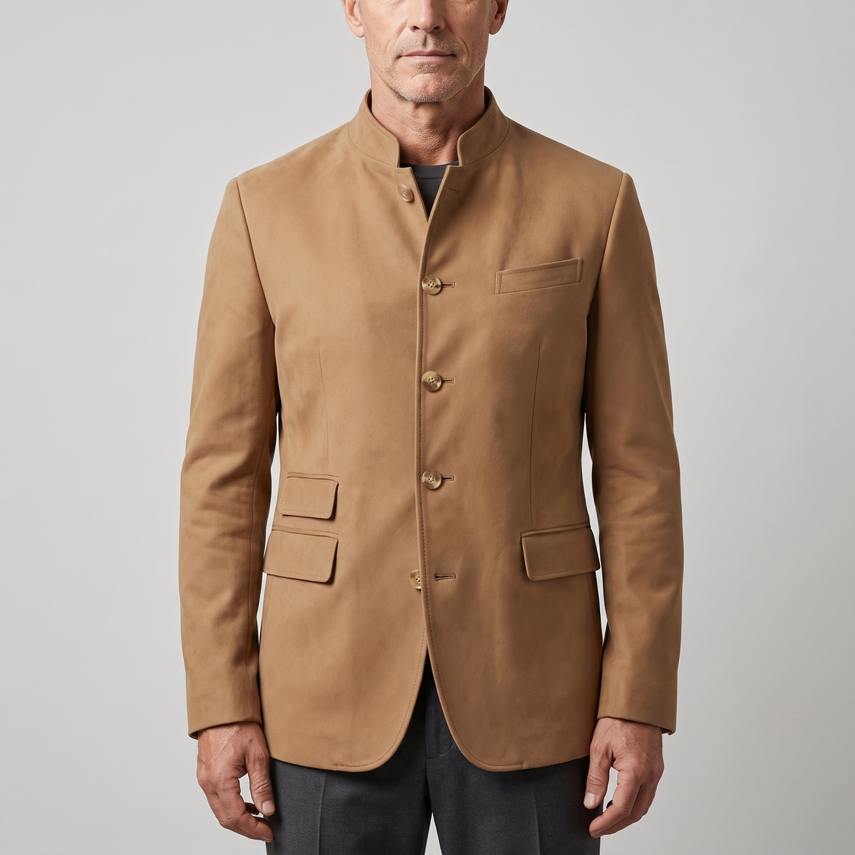 SLIM LINE SUEDE JACKET