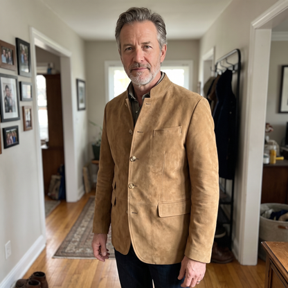 SLIM LINE SUEDE JACKET