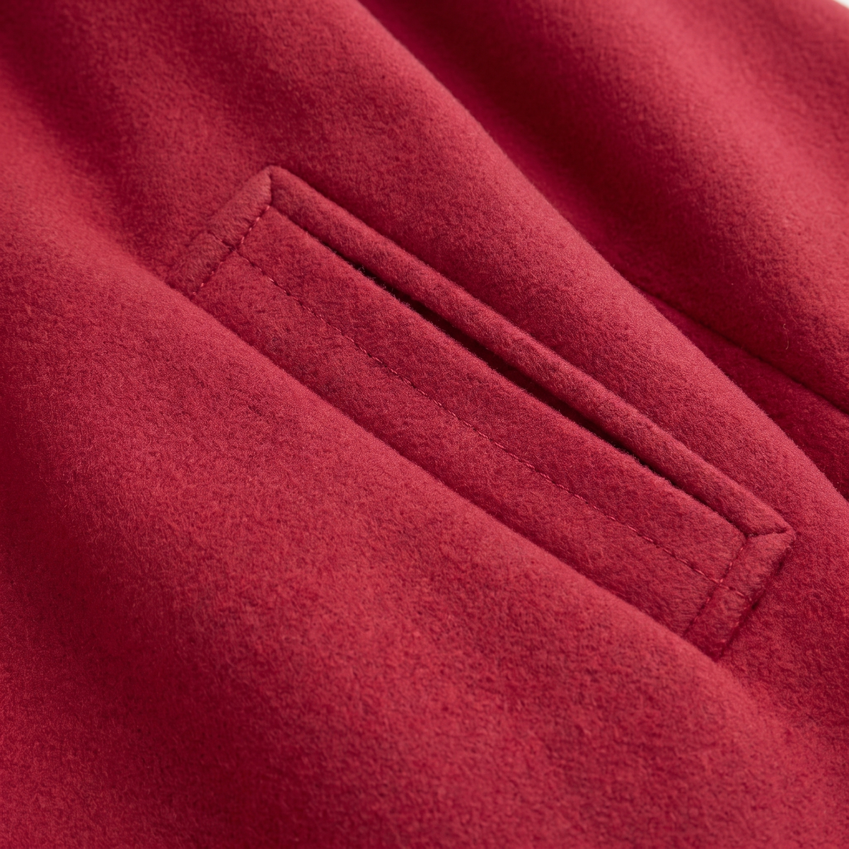 DRAPED LAPEL LONGLINE COAT