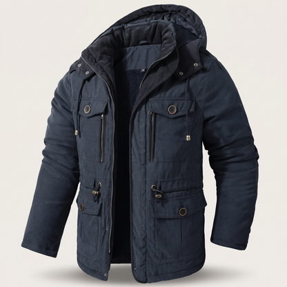 PRACTICAL HOODED WINTER COAT