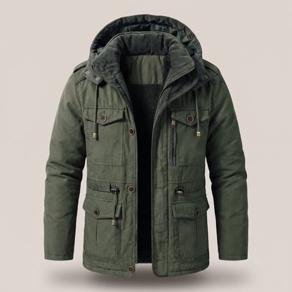 PRACTICAL HOODED WINTER COAT