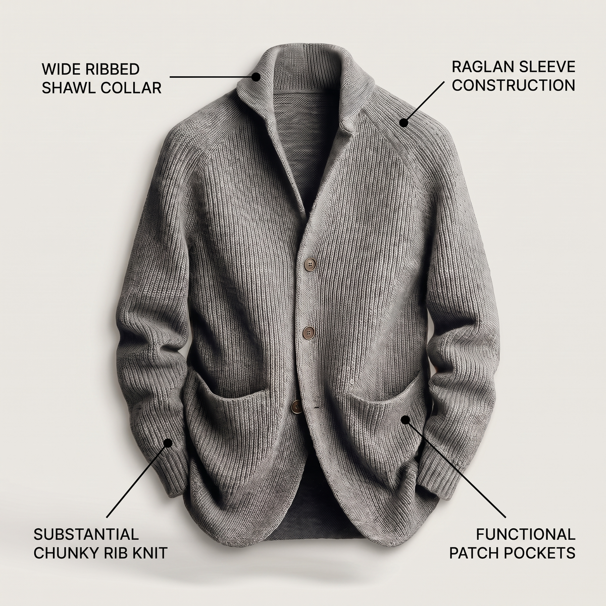 PATCH POCKET KNIT BLAZER