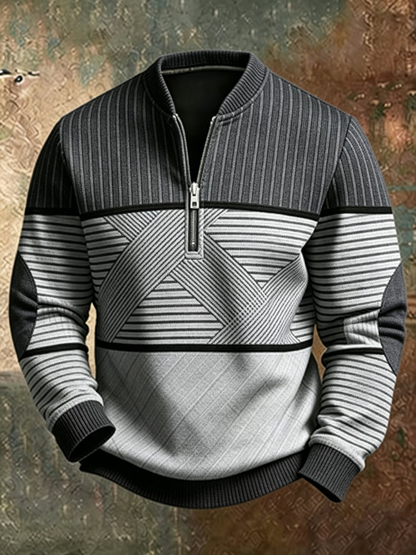 CLASSIC LAYER HALF ZIP SWEATER