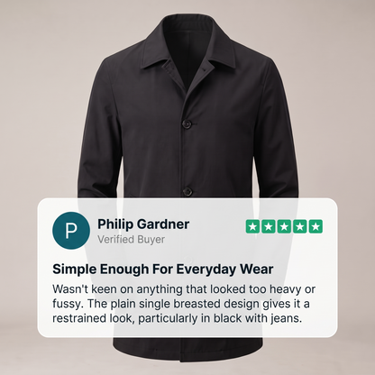 TIMELESS SINGLE BREASTED COAT