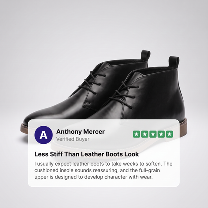 PLAIN TOE CHUKKA BOOTS