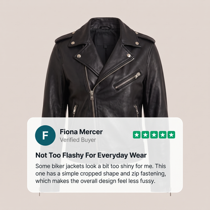 BELTED MOTO LEATHER JACKET